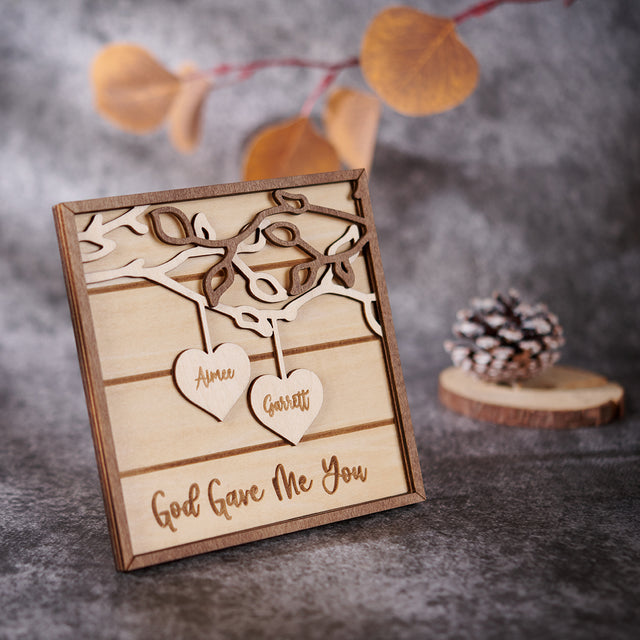 Personalized Wooden Sign, Couples Custom Wood Sign, Anniversary Gift, Personalized Wedding Gift
