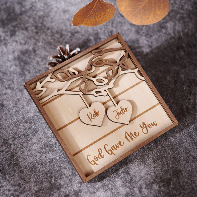 Personalized Wooden Sign, Couples Custom Wood Sign, Anniversary Gift, Personalized Wedding Gift