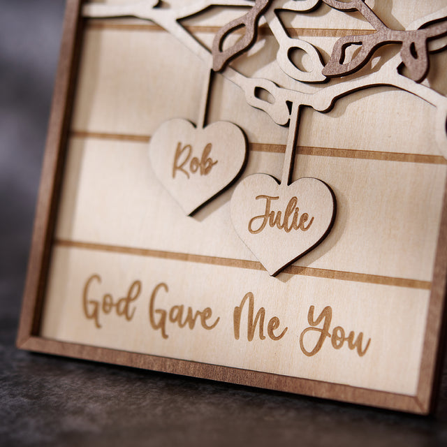 Personalized Wooden Sign, Couples Custom Wood Sign, Anniversary Gift, Personalized Wedding Gift