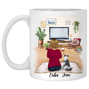 Cat Mom Personalized Mugs