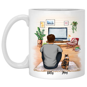 Real Men Love Cats Personalized Mugs