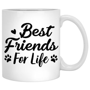 Cat Best Friends For Life Personalized Mugs