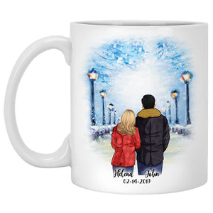 To my husband I had you and you had me quote customized mug, personalized Valentine's Day gift for him