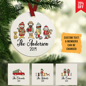 Family Christmas Customized Ornament