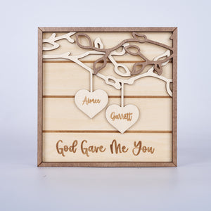 Personalized Wooden Sign, Couples Custom Wood Sign, Anniversary Gift, Personalized Wedding Gift
