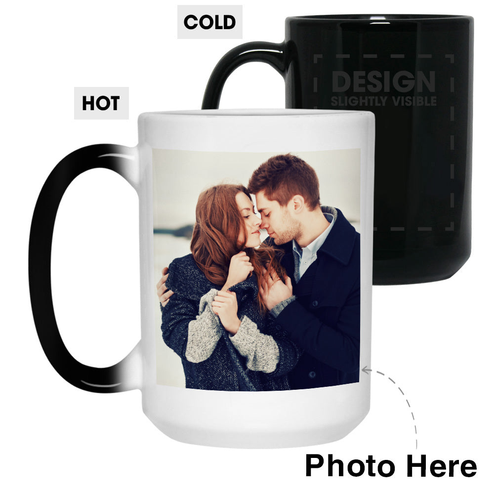 Custom Photo Magic Coffee Mugs