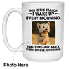 The Reason I Wake Up 2 Custom Photo Coffee Mugs