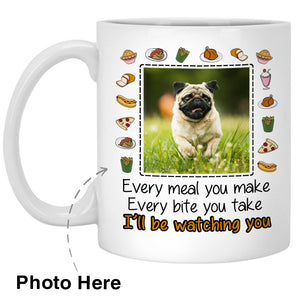 I'll Be Watching You Custom Photo Coffee Mugs