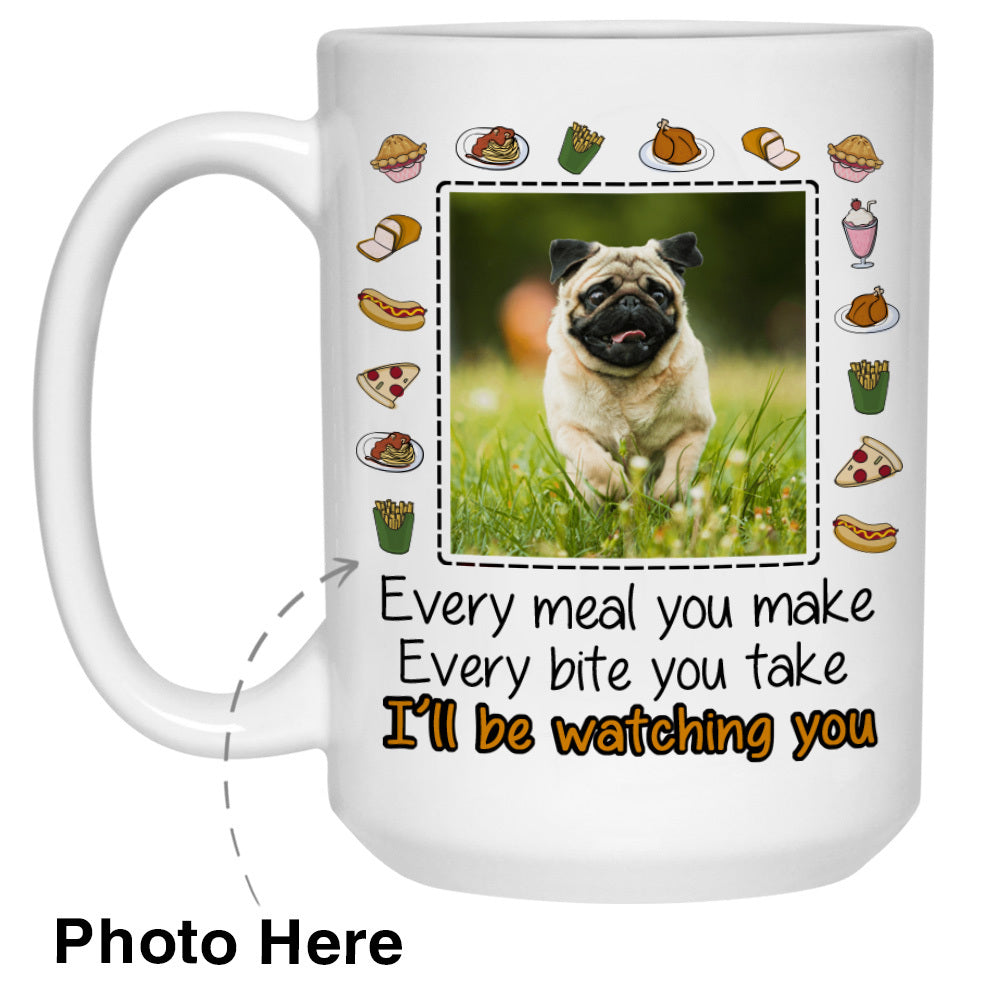 I'll Be Watching You Custom Photo Coffee Mugs