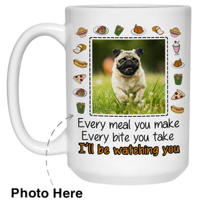 I'll Be Watching You Custom Photo Coffee Mugs