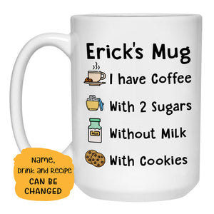 Coffee or Tea Personalized Coffee Mugs