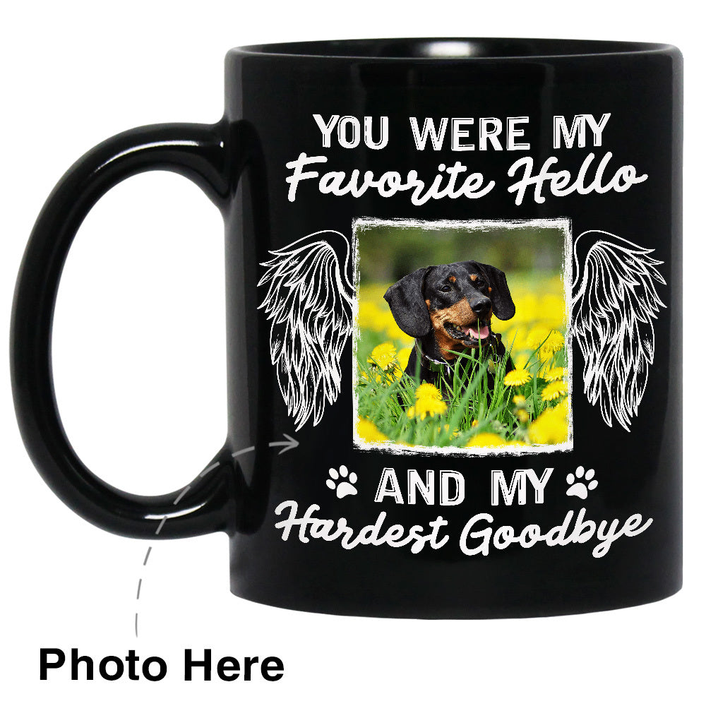 You Were My Favorite Hello Custom Photo Coffee Mugs