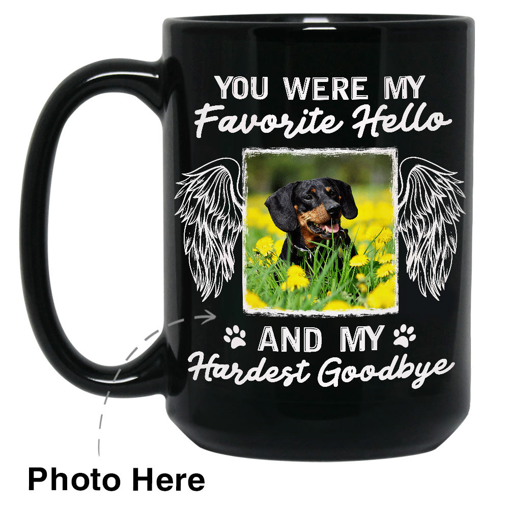 You Were My Favorite Hello Custom Photo Coffee Mugs