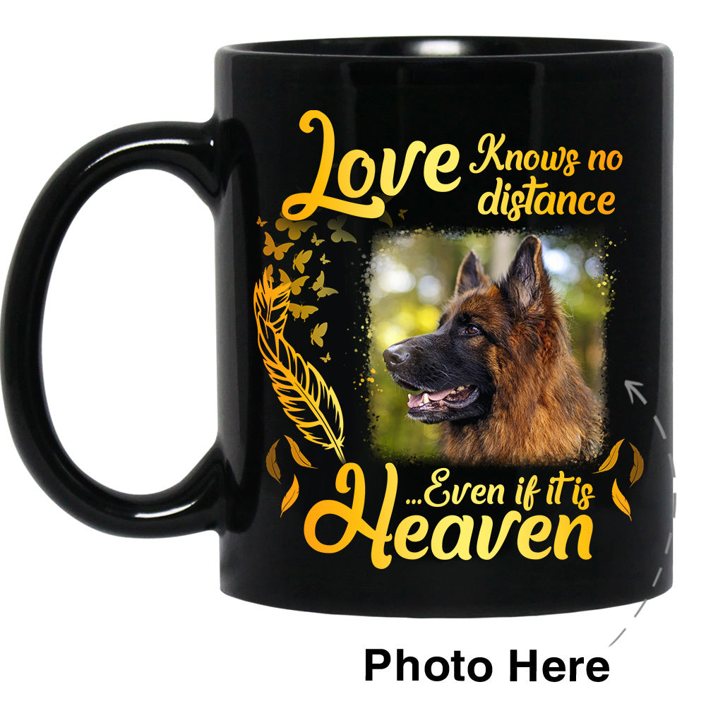 Love Knows No Distance Custom Photo Coffee Mugs