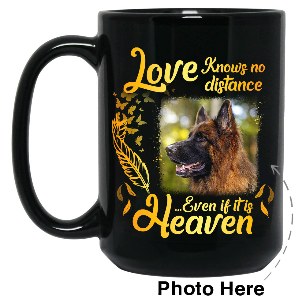 Love Knows No Distance Custom Photo Coffee Mugs