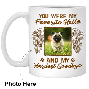 You Were My Favorite Hello Custom Photo Coffee Mugs