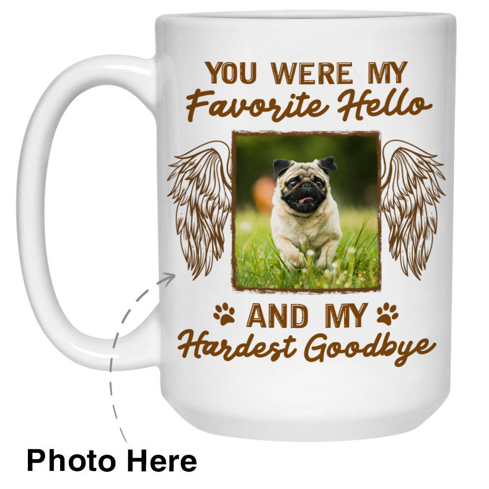 You Were My Favorite Hello Custom Photo Coffee Mugs