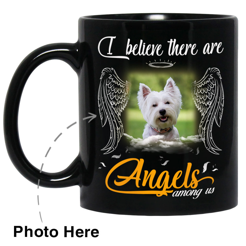 There Are Angels Among Us Custom Photo Coffee Mugs