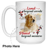 Loved Beyond Words Missed Beyond Measure Custom Photo Coffee Mugs