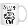 Plan With My Cat Sea View Personalized Mugs