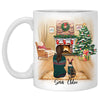 Better With A Cat Christmas Personalized Mugs
