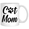 Cat Mom Christmas Personalized Mugs