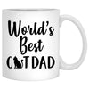 Best Cat Dad Christmas Personalized Mugs