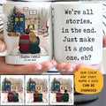 Couple Christmas Phonebox Personalized Coffee Mugs