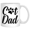 Cat Dad Christmas Personalized Mugs