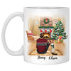 Cat Dad Christmas Personalized Mugs