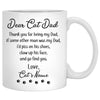 Dear Cat Dad Personalized Mugs