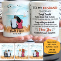 To my husband I wish I could turn back the clock customized mug, personalized Valentine's Day gift for him