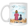 Cat Inside Your Heart Personalized Mugs