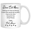 Dear Cat Mom Personalized Mugs
