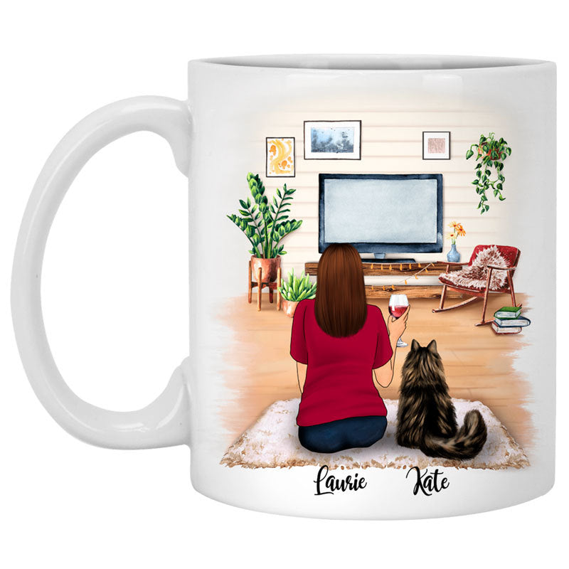 Dear Cat Mom Personalized Mugs