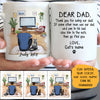 Dear Cat Dad Ver 2 Personalized Mugs