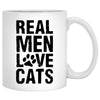 Real Men Love Cats Personalized Mugs