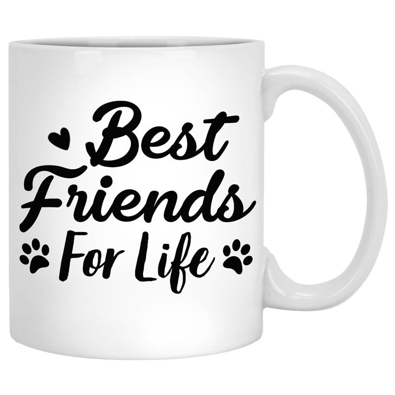 Cat Best Friends For Life Personalized Mugs