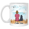 Cat Best Friends For Life Personalized Mugs