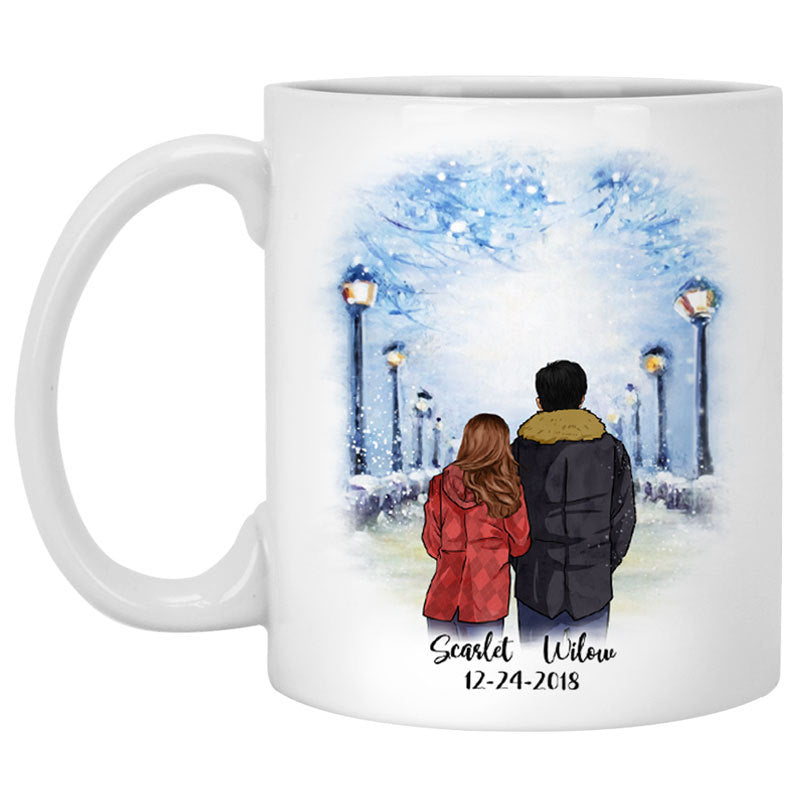 To my husband No matter what happens quote customized mug, personalized Valentine&#39;s Day gift for him