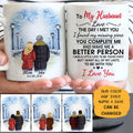 To my husband Love the day I met you quote customized mug, personalized Valentine's Day gift for him
