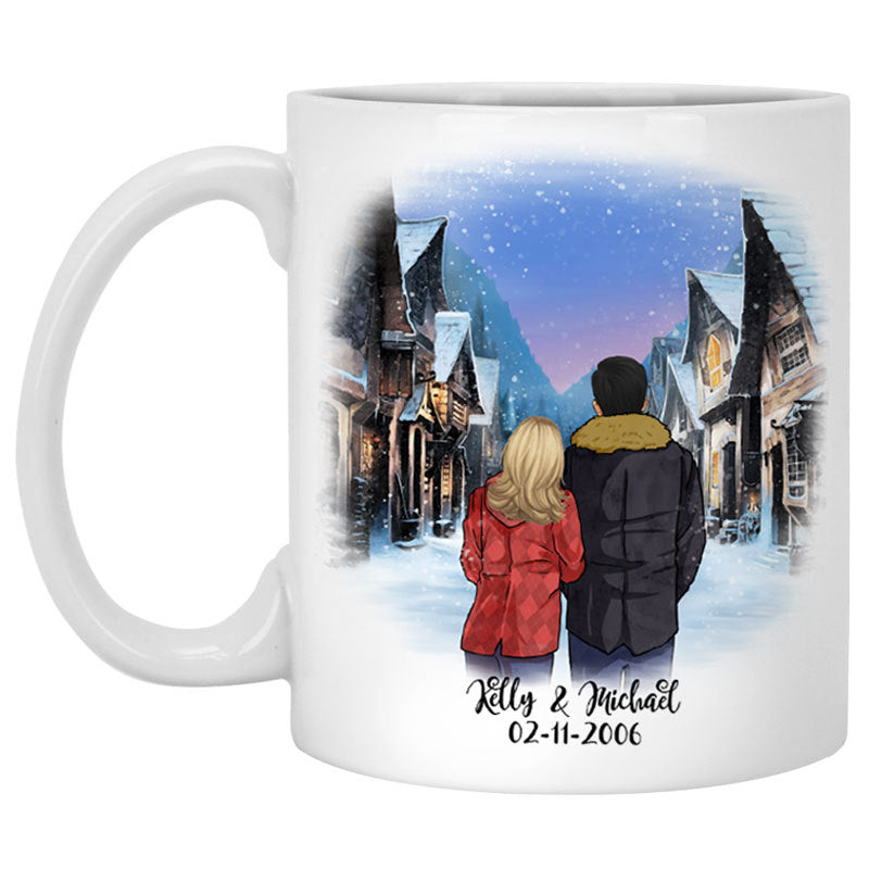 To my husband The ability to see yourself through my eyes quote customized mug, personalized Valentine's Day gift for him