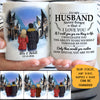 To my husband The ability to see yourself through my eyes quote customized mug, personalized Valentine's Day gift for him