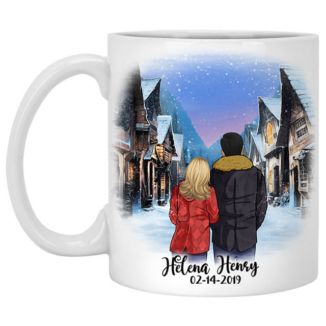 To my husband When I say I love you more quote customized mug, personalized Valentine's Day gift for him