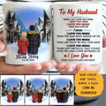 To my husband When I say I love you more quote customized mug, personalized Valentine's Day gift for him