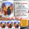 To my husband I wish I could turn back the clock city street customized mug, personalized Valentine's Day gift for him