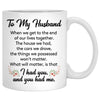 To my husband I had you and you had me wedding Personalized Mugs, Anniversary Gift, Custom Valentine's Day Gift