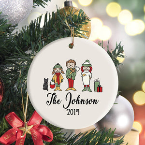 Family Christmas Customized Ornament