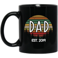 Dad Est 2019 Coffee Mug, First Father's Gift