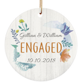 Engaged Circle Ornament